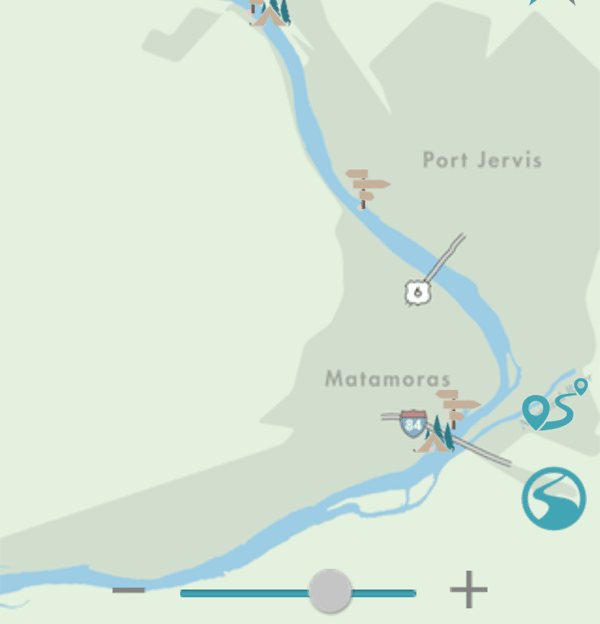 Delaware River Kayaking Map