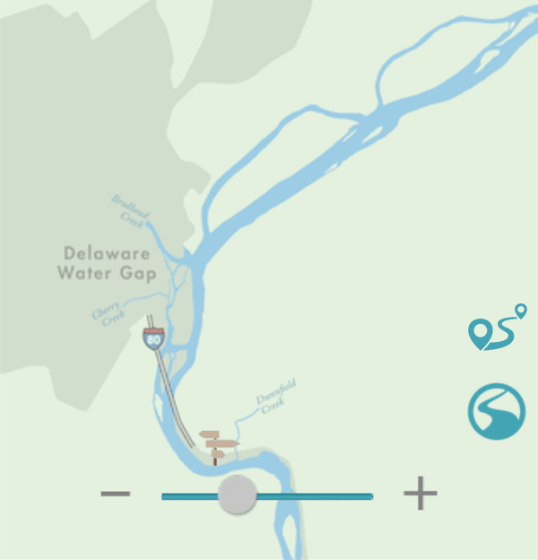 Delware Water Gap Map